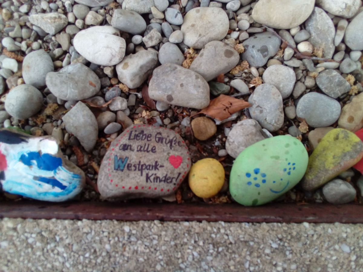 Bunte Steine im&nbsp;Sheridan-Park